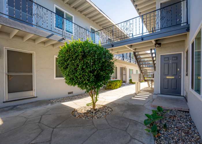 Pathway at Station 245 in Mountain View, California