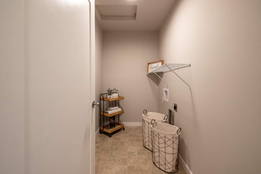 Walk-in closet at 14th Street Townhomes in East Wenatchee, Washington