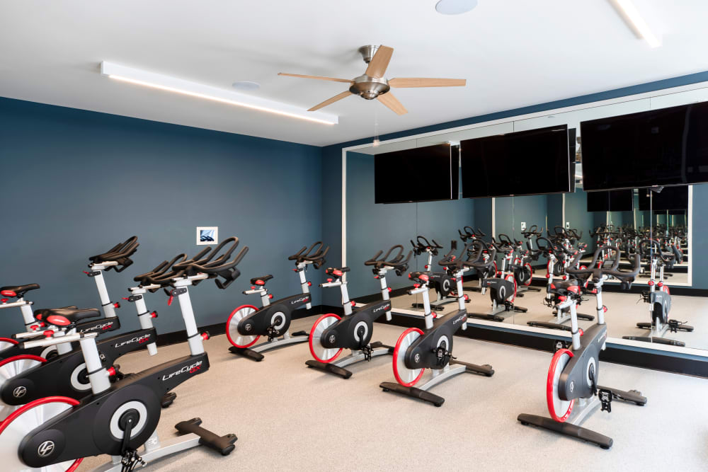 gym at The Harper at Harmon Meadow