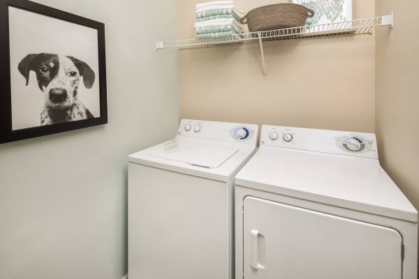 Washer and dryer at Bryant at Summerville in Summerville, South Carolina