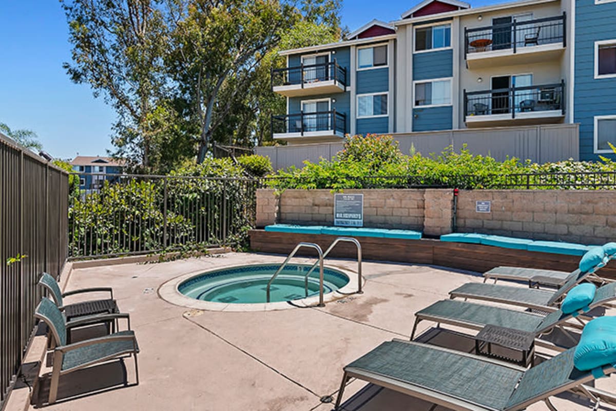 Hot tub at The Avenue at Carlsbad in Carlsbad, California