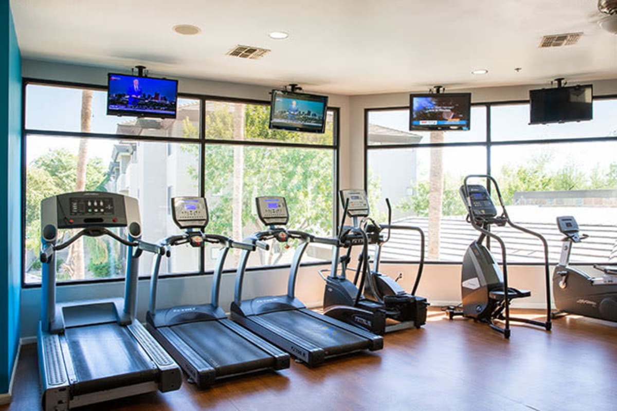 Fitness center at Ascent at Papago Park in Phoenix, Arizona