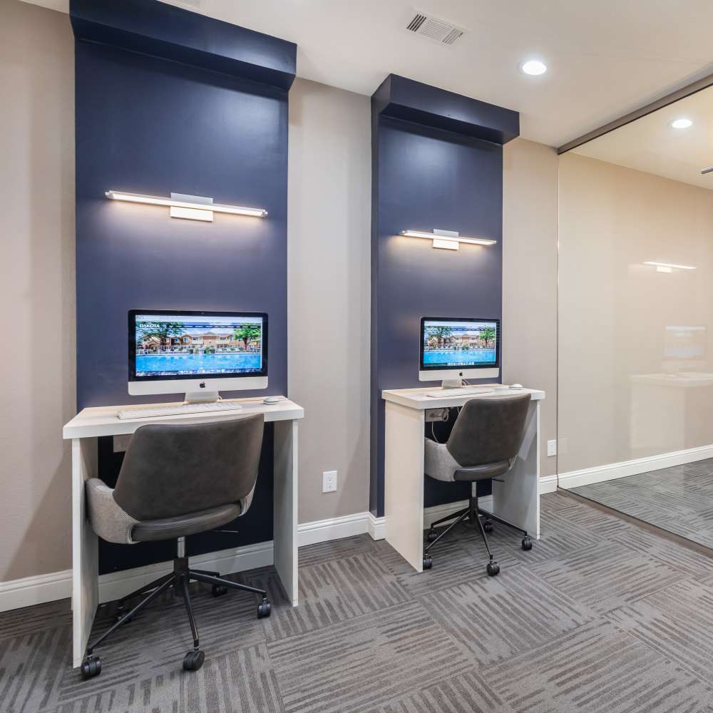 Community business center at The Dakota at Governors Ranch in Littleton,Colorado