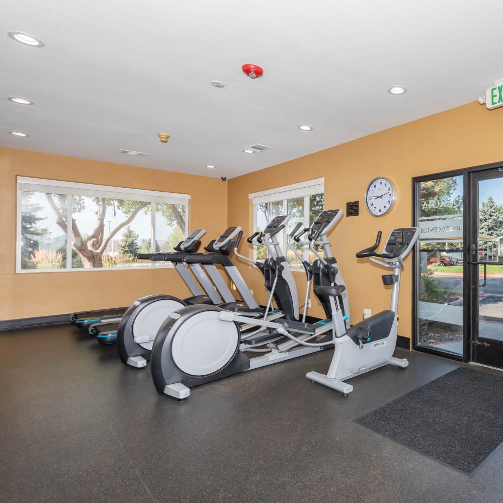 Community fitness center at The Dakota at Governors Ranch in Littleton,Colorado