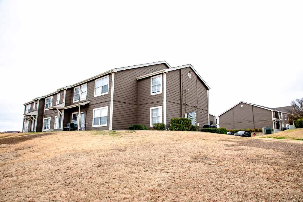 Outer view of apartment at Whispering Plains Apartments in Guymon, Oklahoma
