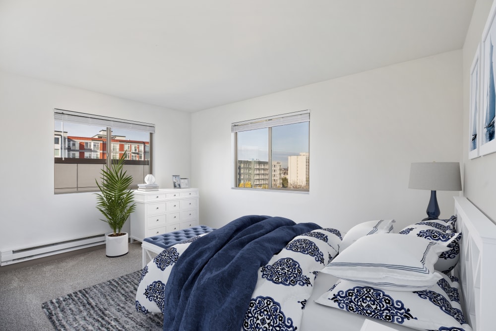 Bedroom at Elan 41 Apartments in Seattle, Washington