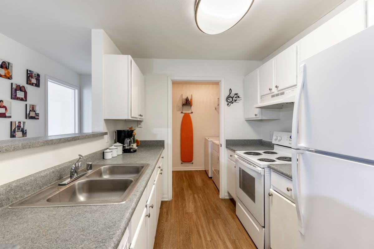 Kitchen at University Courtyard, Denton, Texas