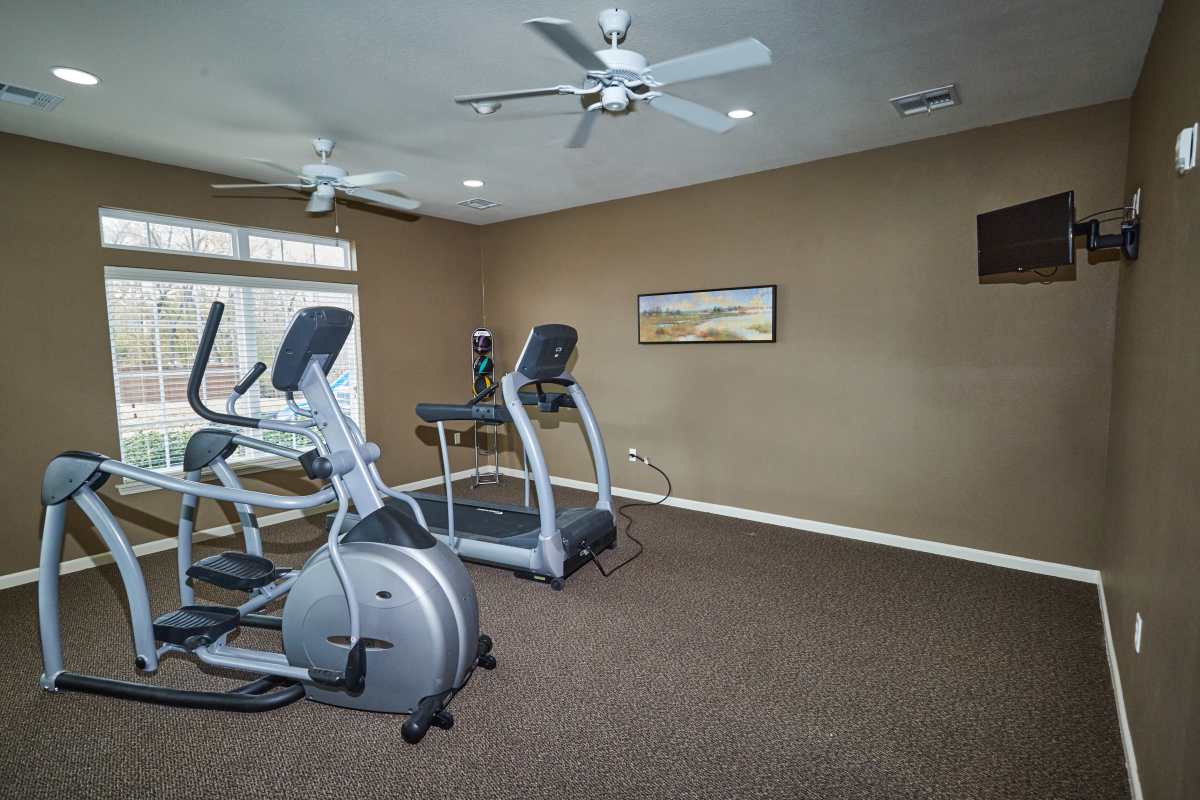 Fitness center at Wedgewood in Wellington, Kansas