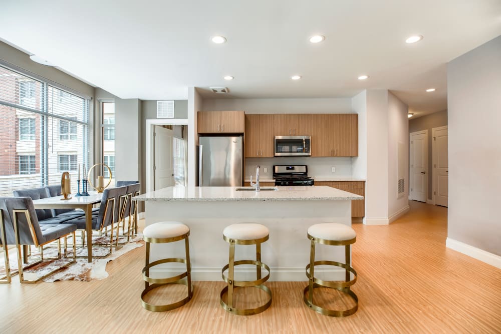 kitchen at The Harper at Harmon Meadow