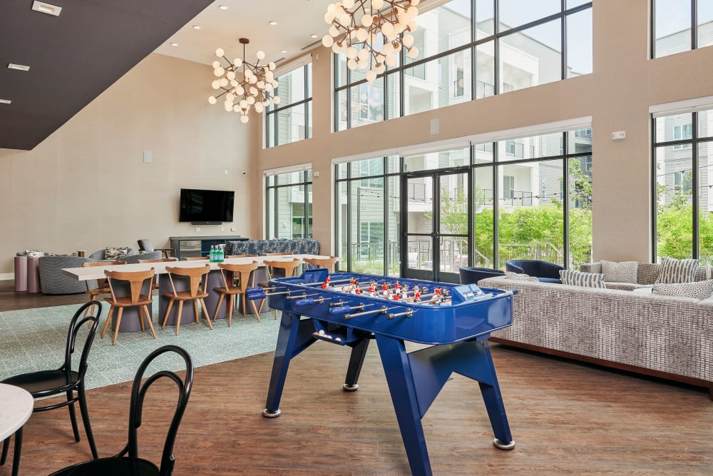 Game room at The Copeland in Austin
