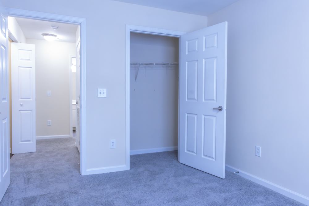 Bedroom with closet at Ashton Walk in Forest Park, Georgia