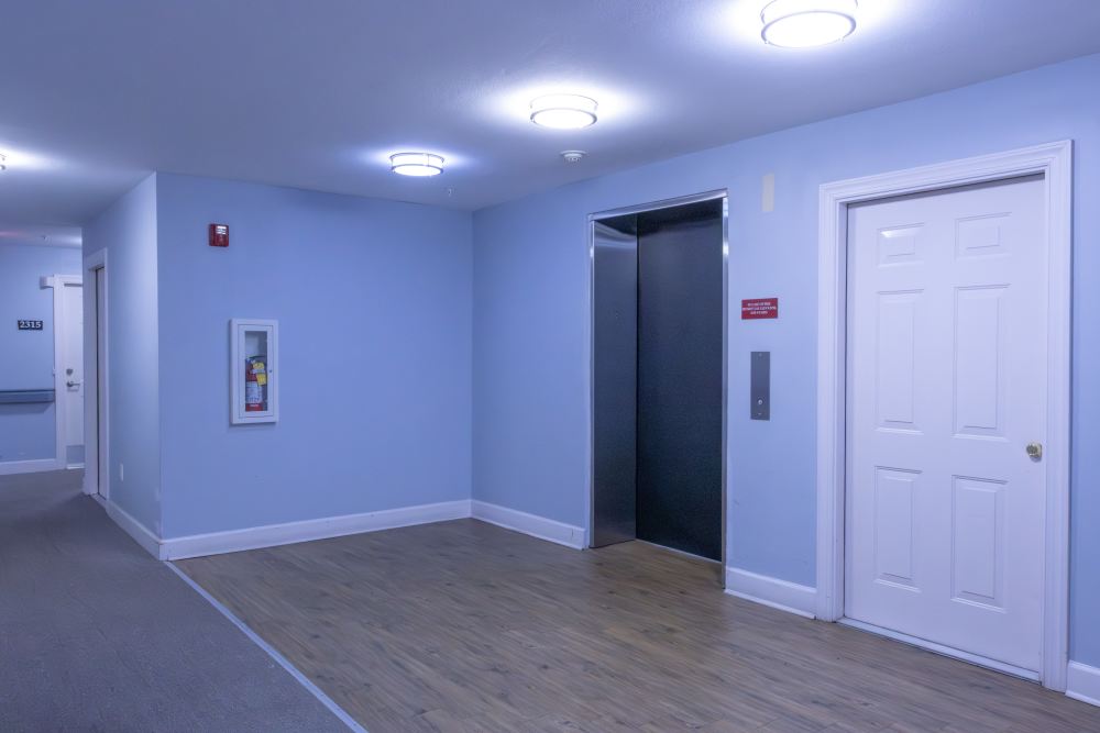 Elevator at Ashton Walk in Forest Park, Georgia