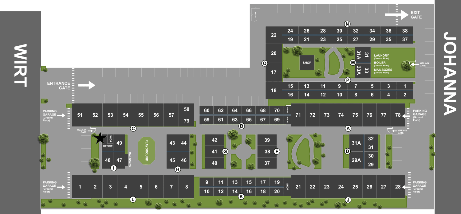 SiteMap at Spring Gardens in Houston, Texas  