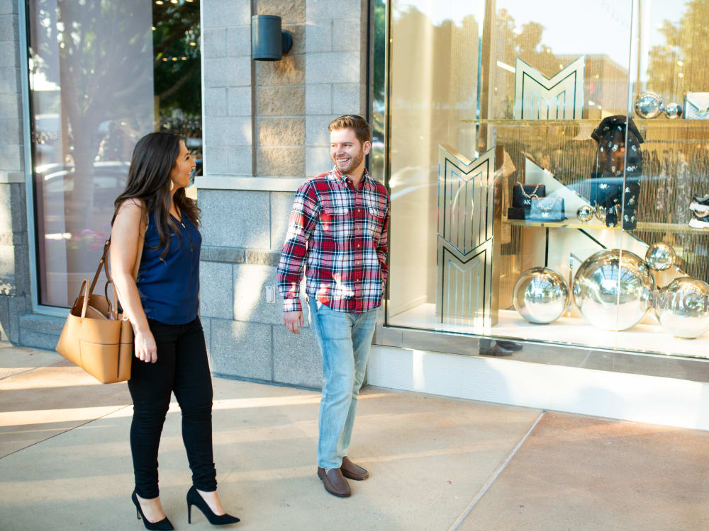 Residents out shopping near Stone Oaks in Chandler, Arizona