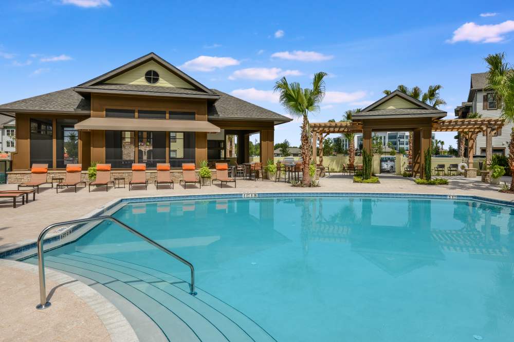 Pool area at Circa at Fishhawk Ranch in Lithia, Florida
