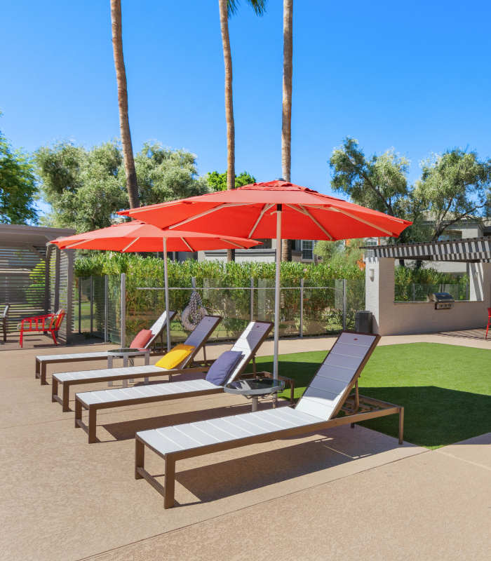 Sparkling spas at Luxe @ Ocotillo in Chandler, Arizona