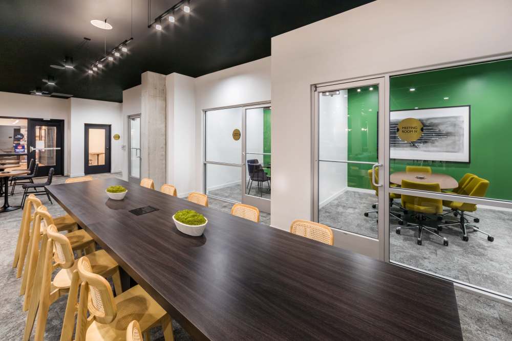Community working space at Radiate in Redmond, Washington