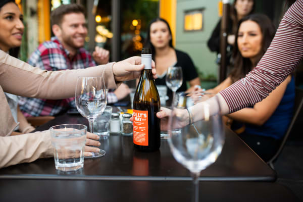 Residents enjoying a dining experience near Aviva in Mesa, Arizona