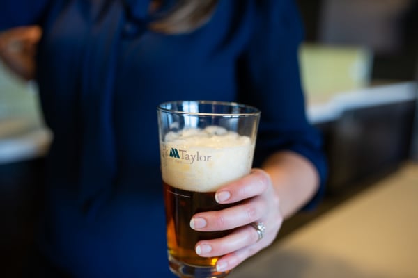 Resident enjoying a pint at Bellagio in Scottsdale, Arizona