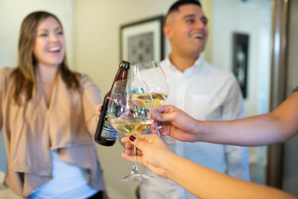 Residents raising a toast to the good life at Shadow Hills at Lone Mountain in Las Vegas, Nevada