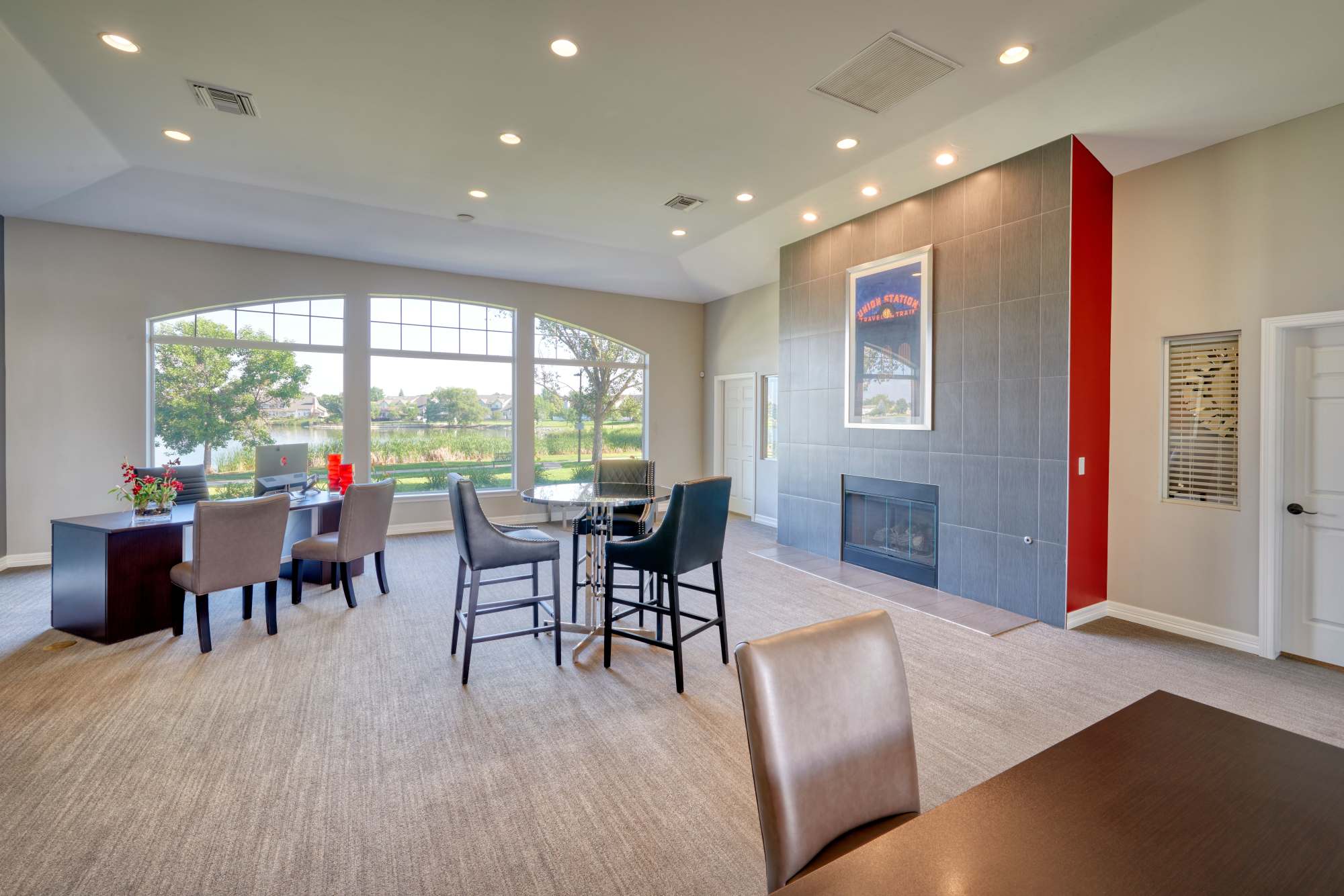 Clubhouse at Promenade at Hunter's Glen Apartments in Thornton, Colorado