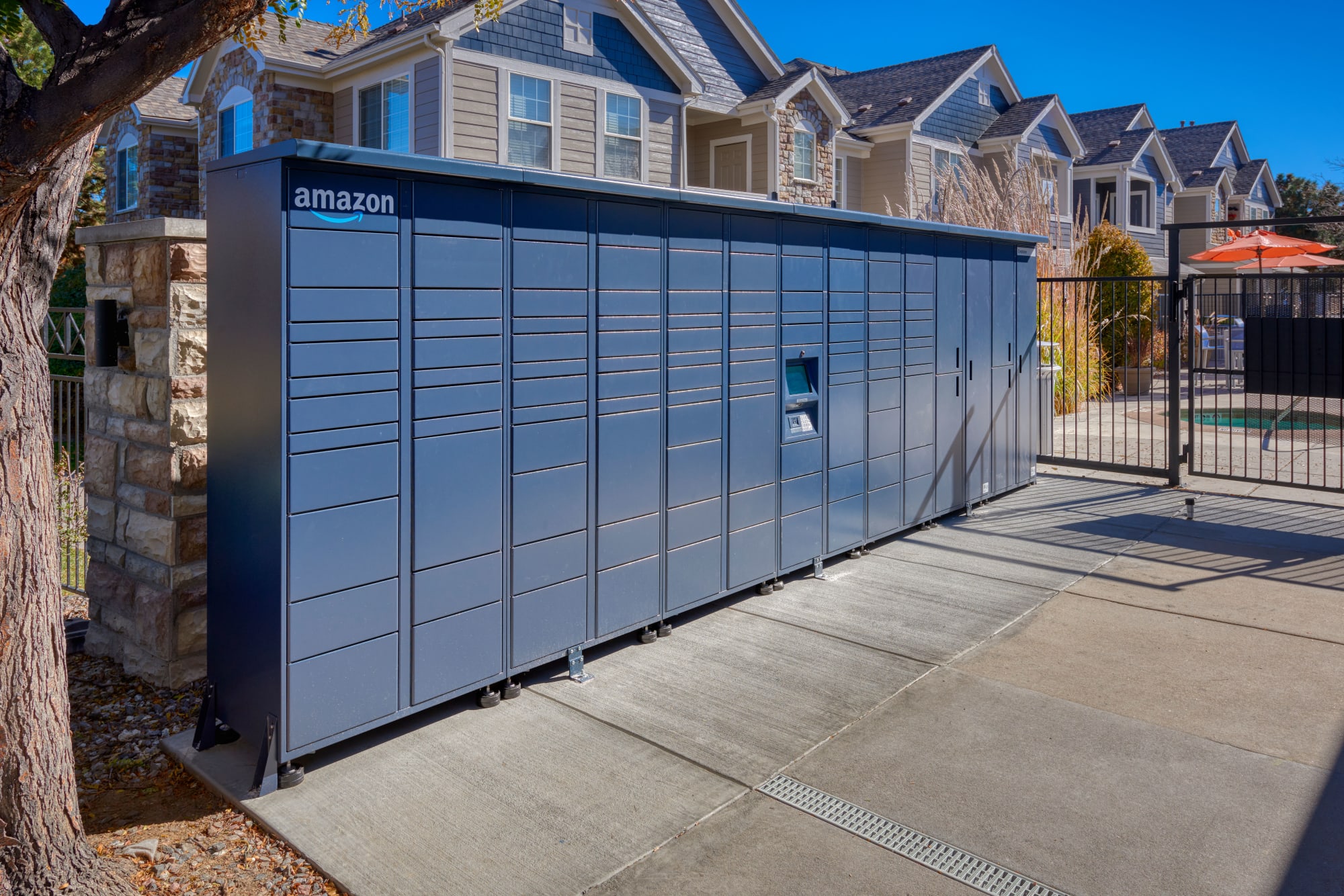 Package Locker System at Crestone Apartments in Aurora, Colorado