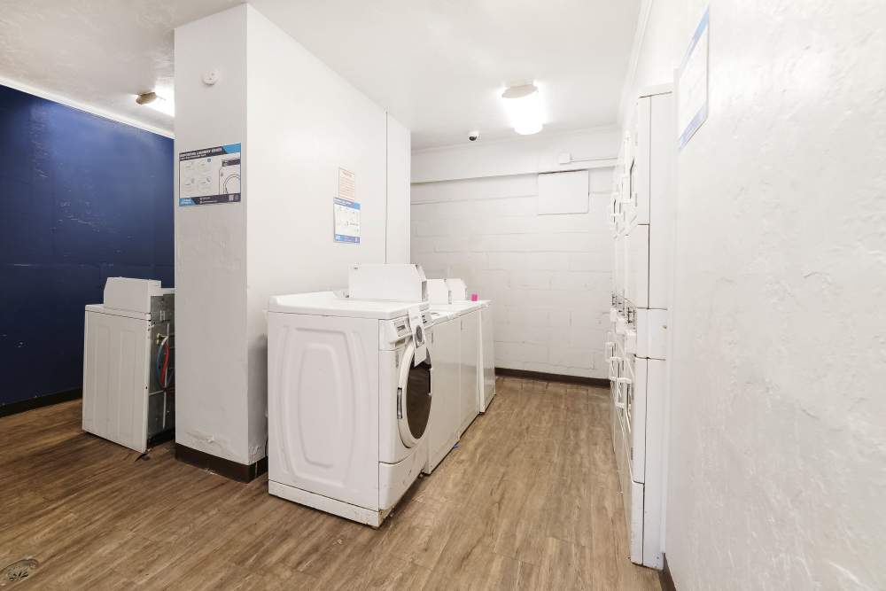 Community laundry facility at Magnolia Terrace in Tallahassee, Florida