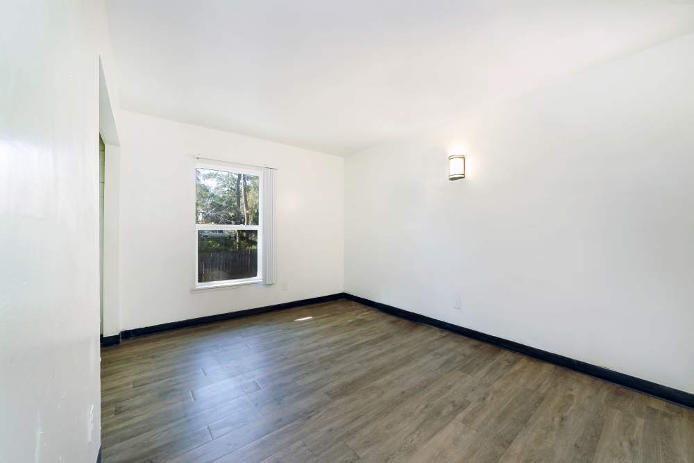 Apartment bedroom at Magnolia Terrace in Tallahassee, Florida