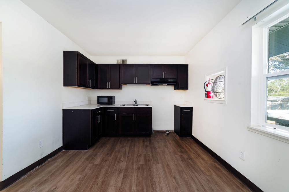 Apartment kitchen at Magnolia Terrace in Tallahassee, Florida