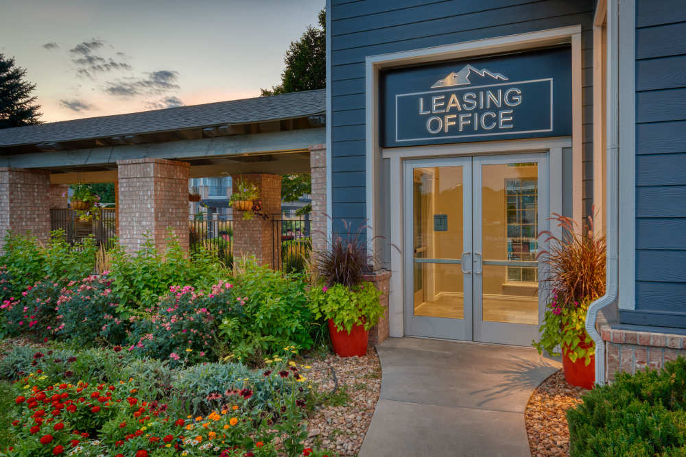 Leasing office at Hawthorne Hill Apartments in Thornton, Colorado
