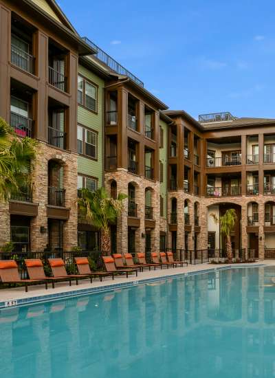Swimming Pool w/ Large Sundeck at Circa at Fishhawk Ranch in Lithia, Florida