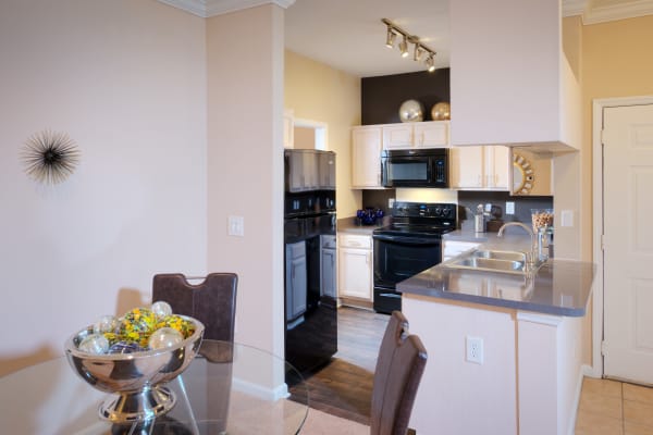 Fully equipped kitchen at Preston View in Morrisville, North Carolina