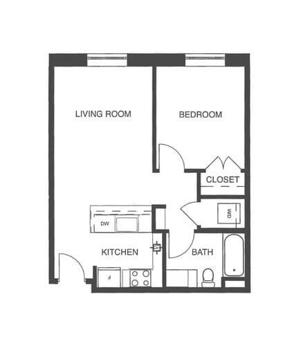 Apartments at Perry Street Lofts in Petersburg, Virginia