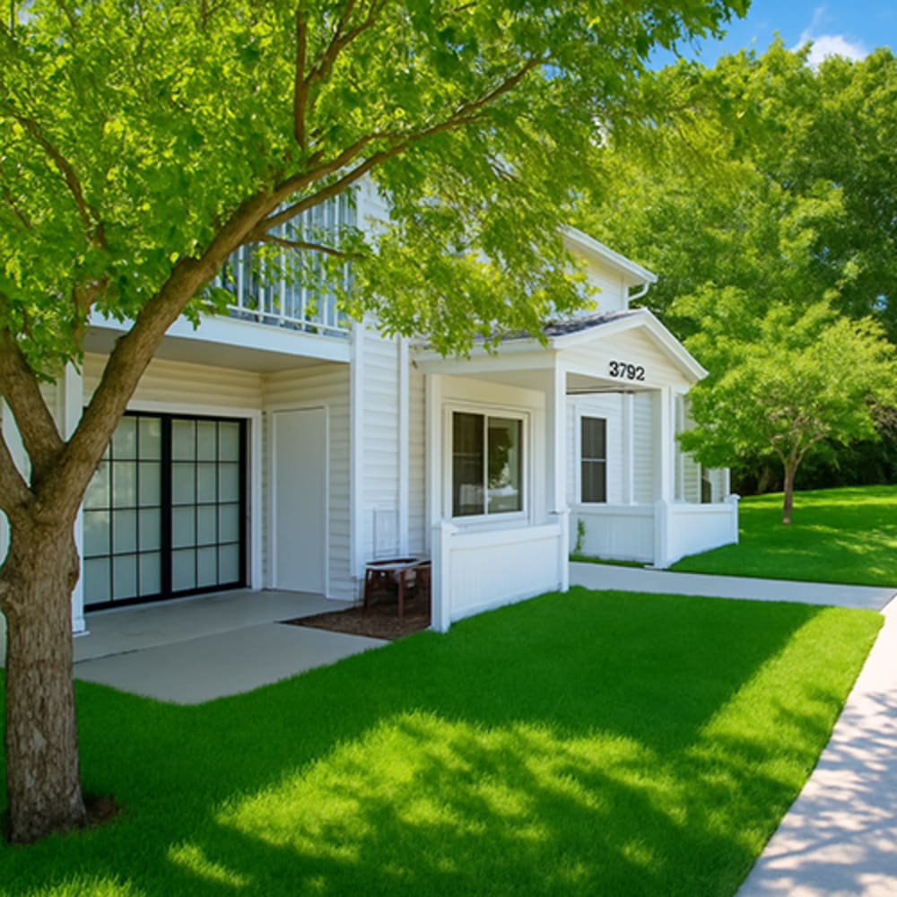 Entry to the community at Central Park Place in Grand Rapids, 