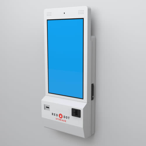 a 24-hour rental kiosk at Red Dot Storage in Whitehall, Ohio