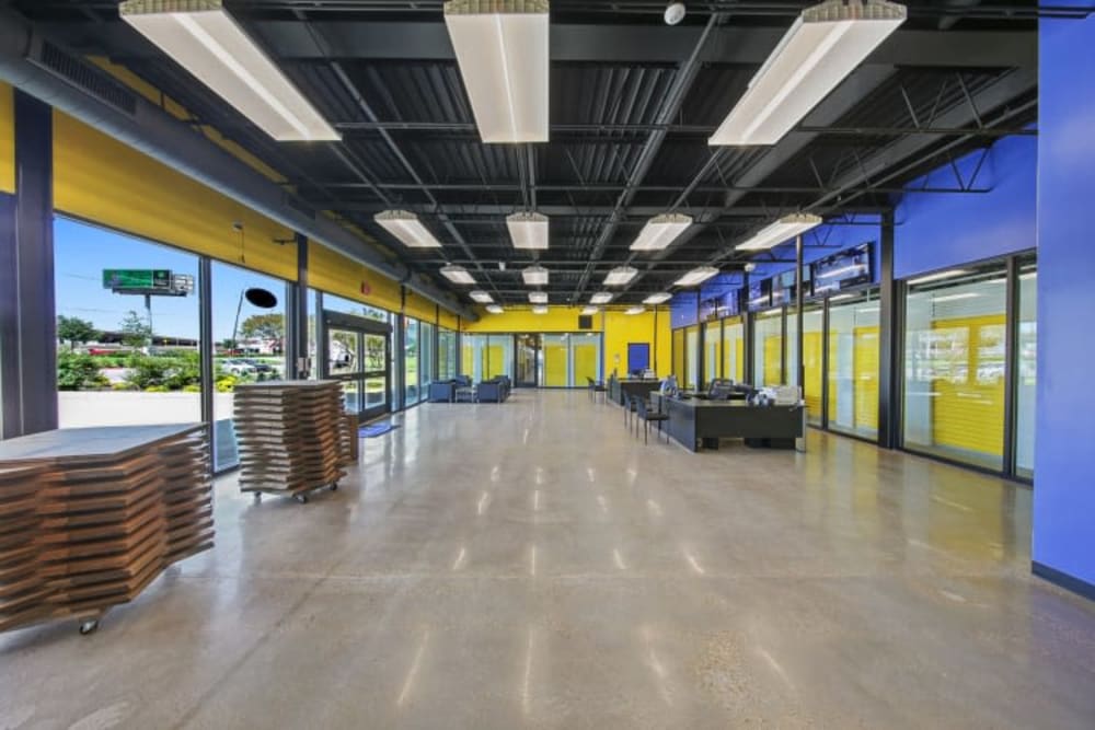 Interior of the leasing office at Storage Star Hilo in Keaau, Hawaii