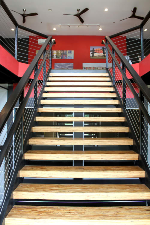 Staircase at Columns in Bowling Green, Kentucky