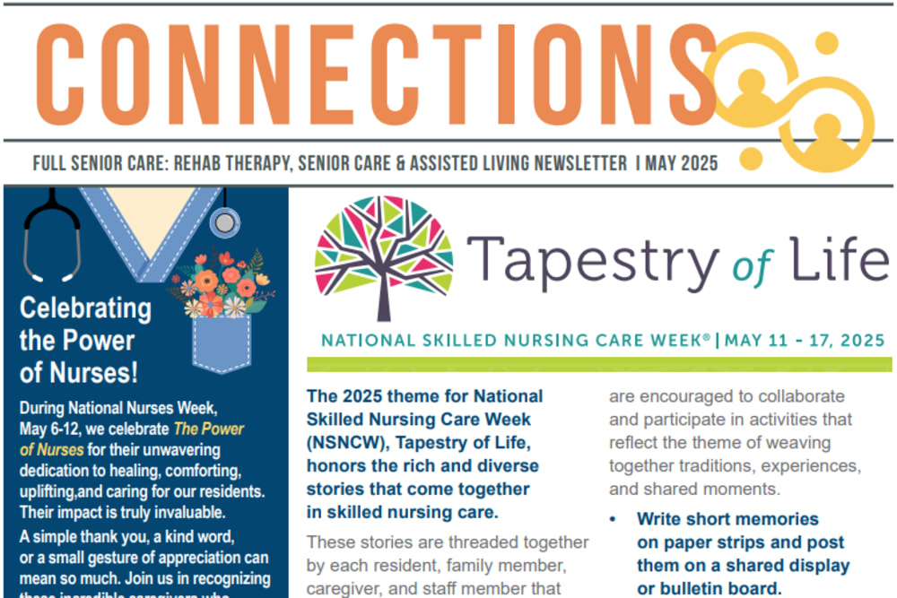 May 2025 Newsletter at Montello Care Center in Montello, Wisconsin