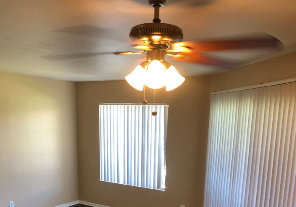 Ceiling fan at Desert Oasis in Palm Desert, California