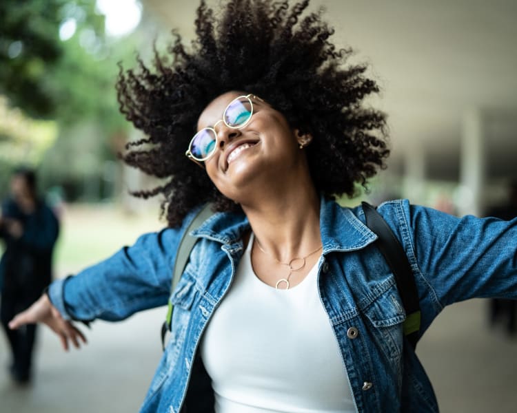 Resident ecstatic about her decision to move to Uptown Ann Arbor in Ann Arbor, Michigan