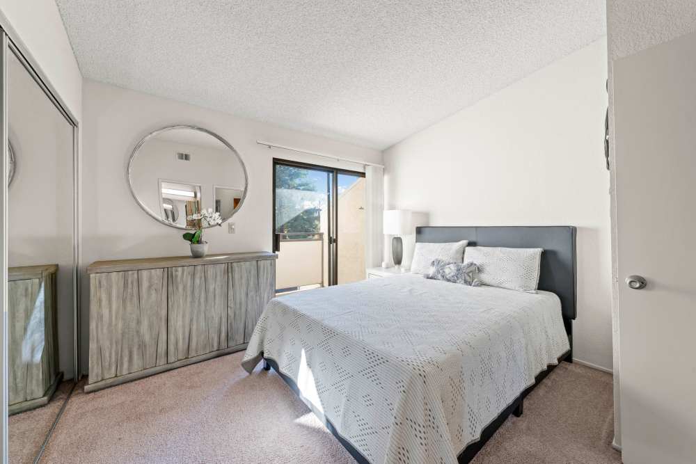 Spacious bedroom at Ardenwood Forest Rental Condominiums in Fremont, California