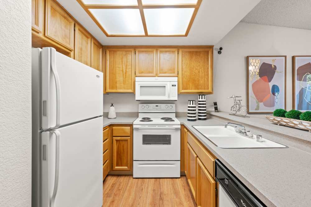 Kitchen at Ardenwood Forest Rental Condominiums in Fremont, California