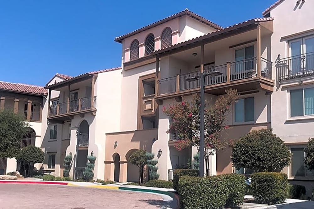 Fitness center at Mercado Apartments in Perris, California