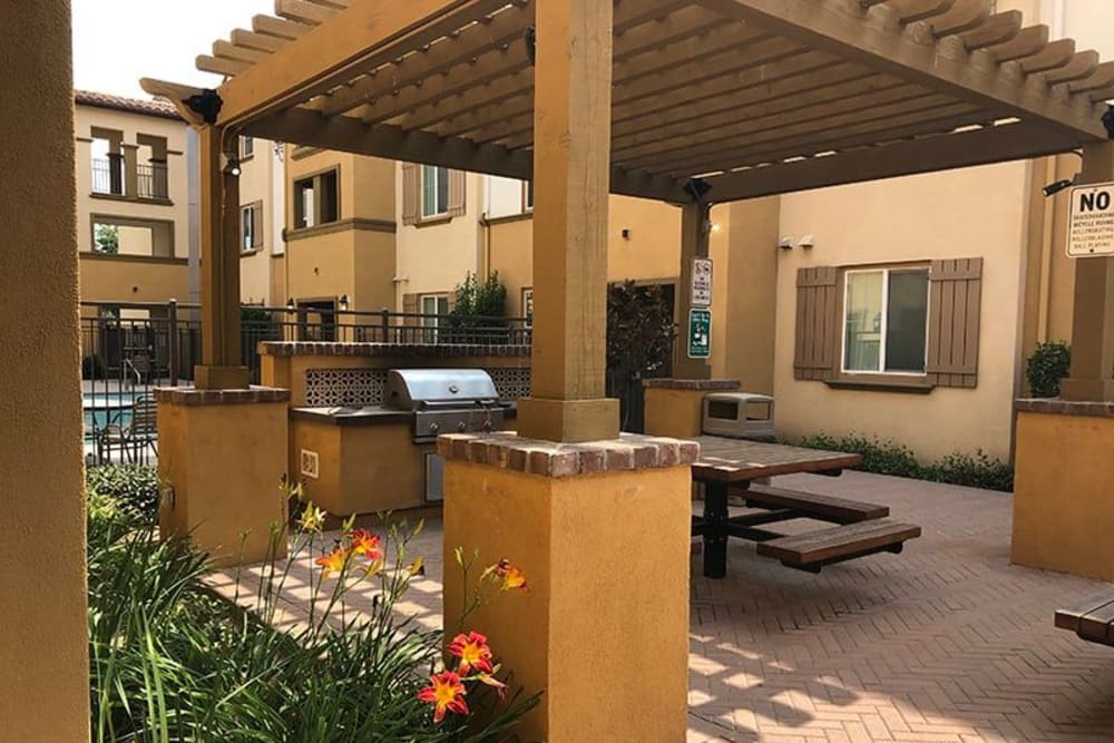 Basketball court at Portola Terrace in Temecula, California