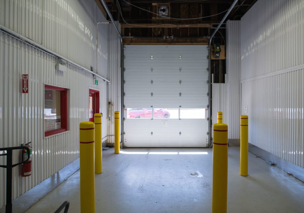 Loading door at Apple Self Storage - Saint John North in Saint John, New Brunswick