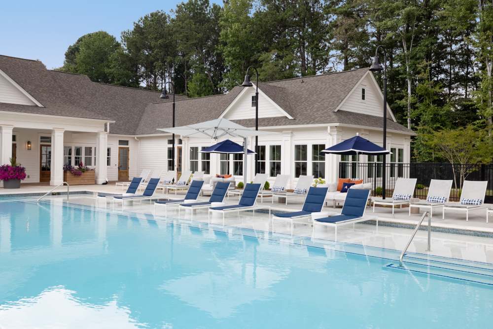 Sparkling pool at The Archer In Acworth in Acworth, Georgia