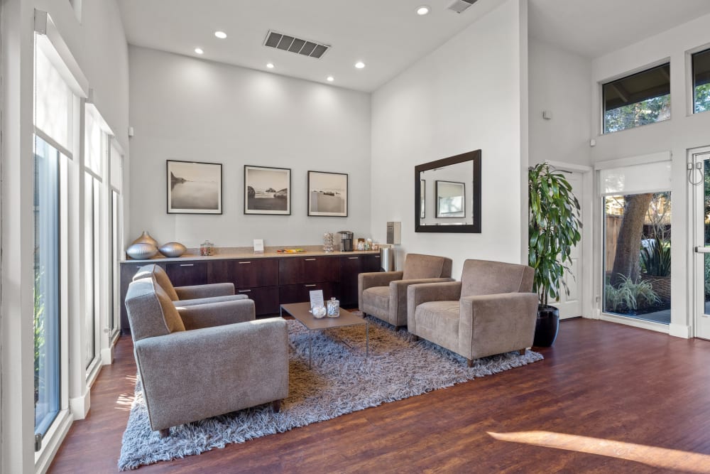 Enormous Living room area at Montecito Apartments in Santa Clara, California