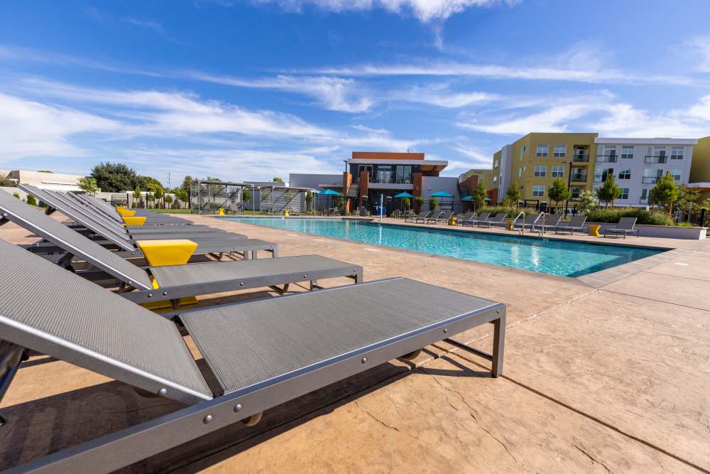 Lounge chairs at Solasta in Sacramento,California