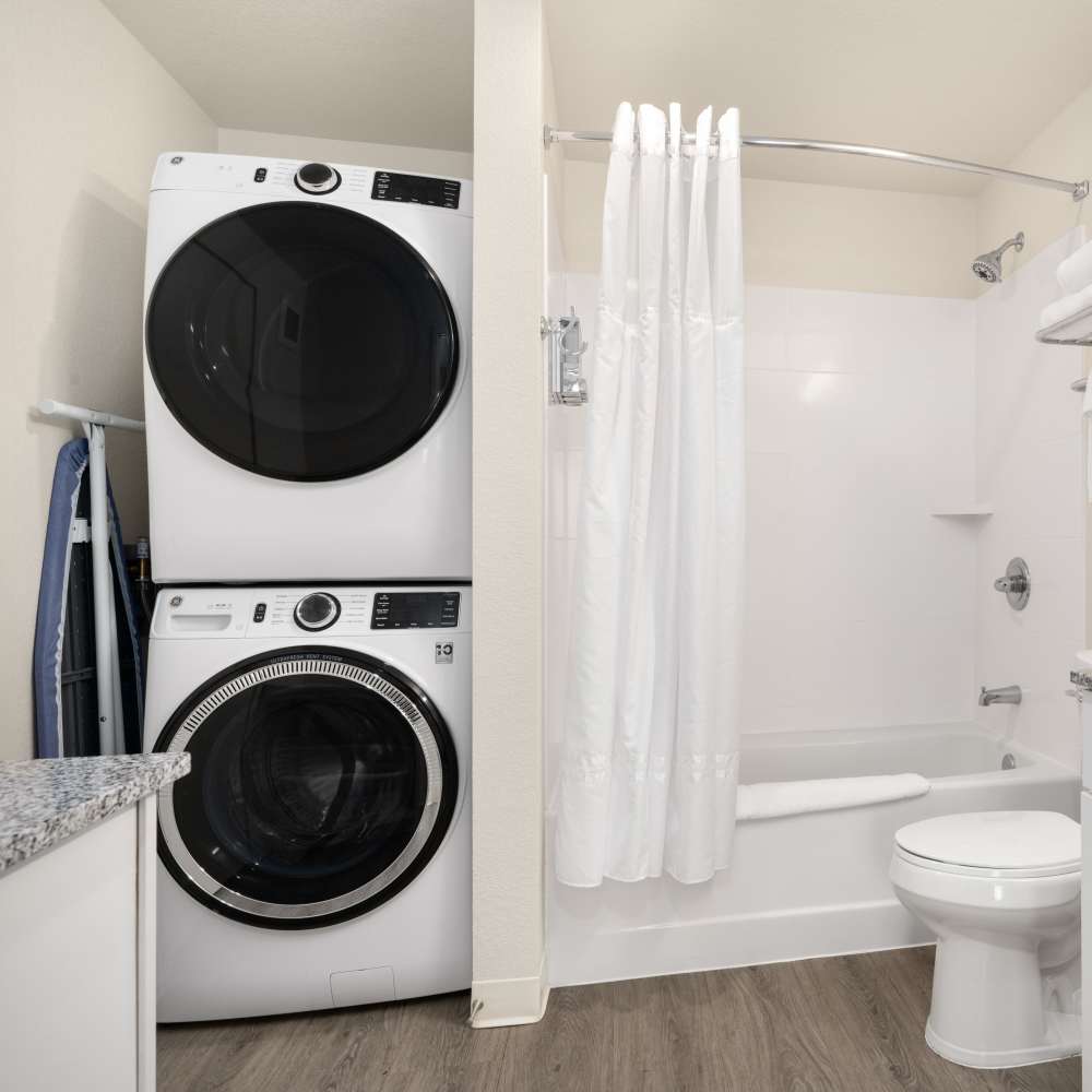 Washer and dryer at WaterWalk Minneapolis - Plymouth in Plymouth, Minnesota