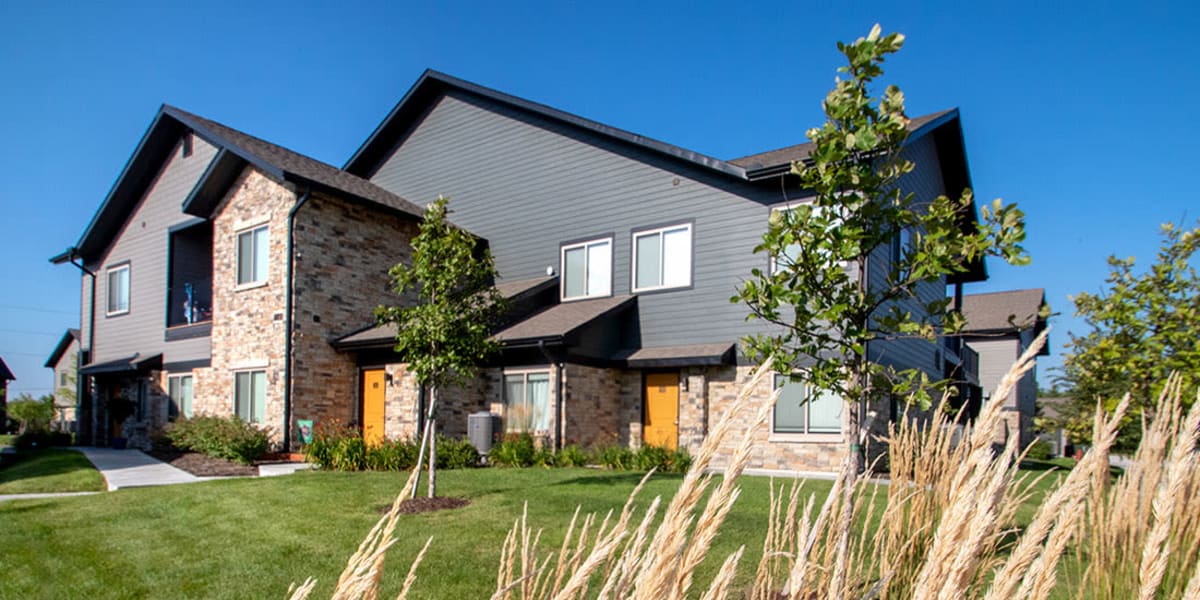 Exterior view of a house at Ravello 192 in Elkhorn, Nebraska